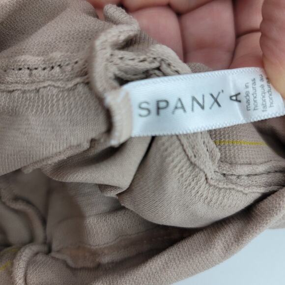 Spanx Power Shapewear Pull On Seamless Stretch Mid Thigh Panties Bare Size A - Picture 4 of 5